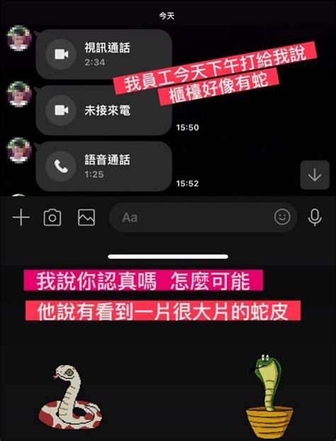 公司出現蛇|電梯裡有蛇...上班族嚇壞不敢搭